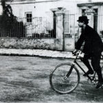 Alfred Jarry à vélo